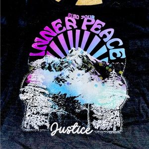 Long Sleeve Girls Size 10 Justice Shirt. NWT.